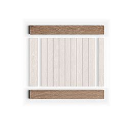 Финишный молдинг LF1 BR416 HI WOOD 50*17*2700