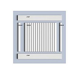 Финишный молдинг LF135A NP HI WOOD 29,3*12*2700