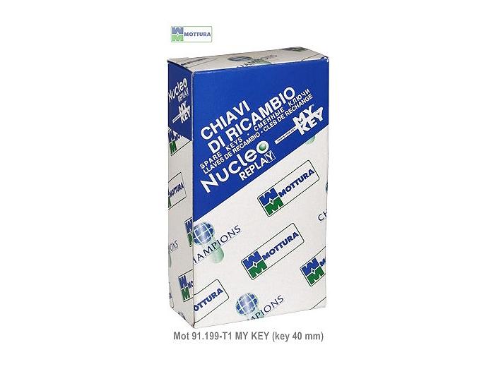 Комплект ключей для перекодируемых замков с торца двери 91.399/T1 MY KEY (60 мм)