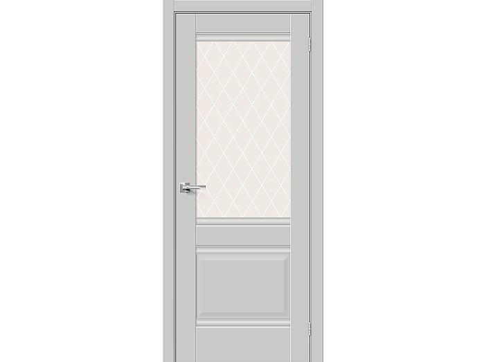 ДП ЭМА Прима-3 Grey Matt White Сrystal 200*60