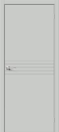 Дверь межкомнатная из ПВХ "Граффити-23" Grey Pro глухая