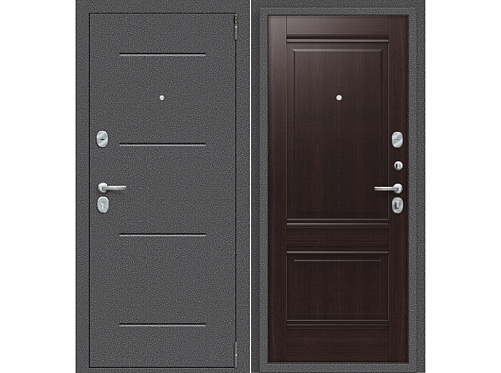 ДС Porta R-2 104/K42 Wenge Veralinga/Антик Серебро 205*88 Правая