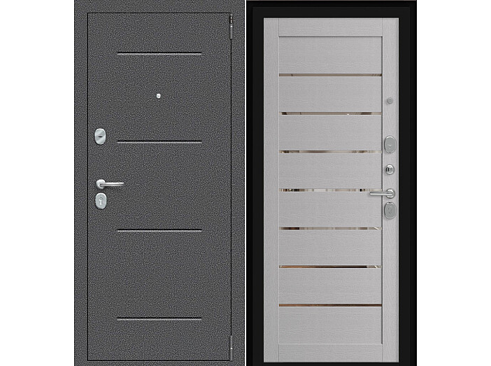 ДС Porta R-2 104/П222 Wood Nardo Grey MG/Антик Серебро 205*88 Правая