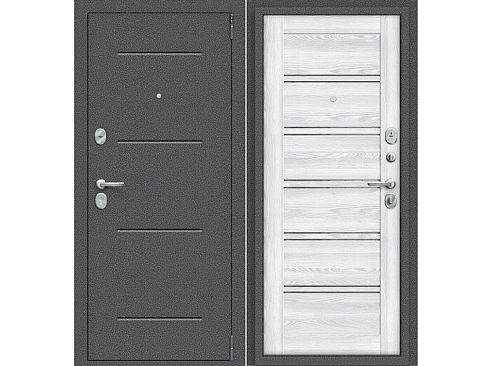 ДС Porta R-2 104/П28 Riviera Ice MG/Антик Серебро 205*88 Левая