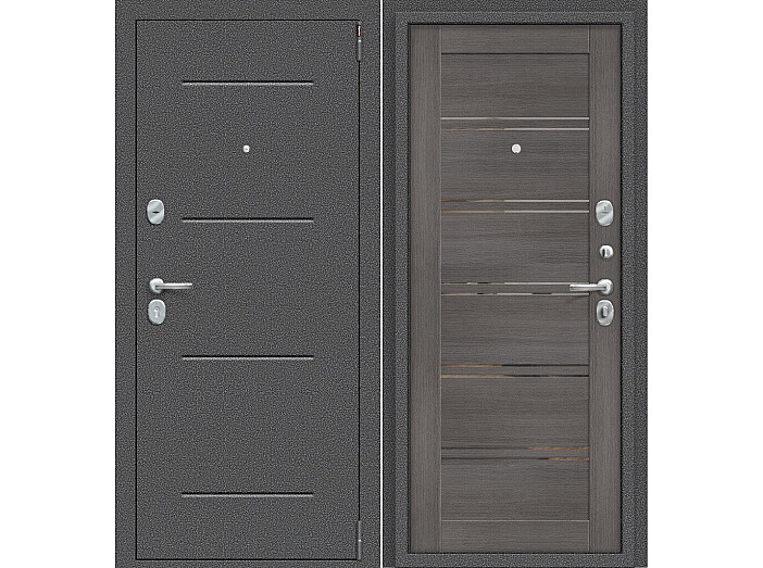 ДС Porta R-2 104/П28 Grey Veralinga MG/Антик Серебро 205*88 Правая