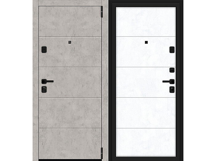 ДС Porta M-3P 4/4 Grey Art/Snow Art/Лунный камень/BE 205*88 Левая