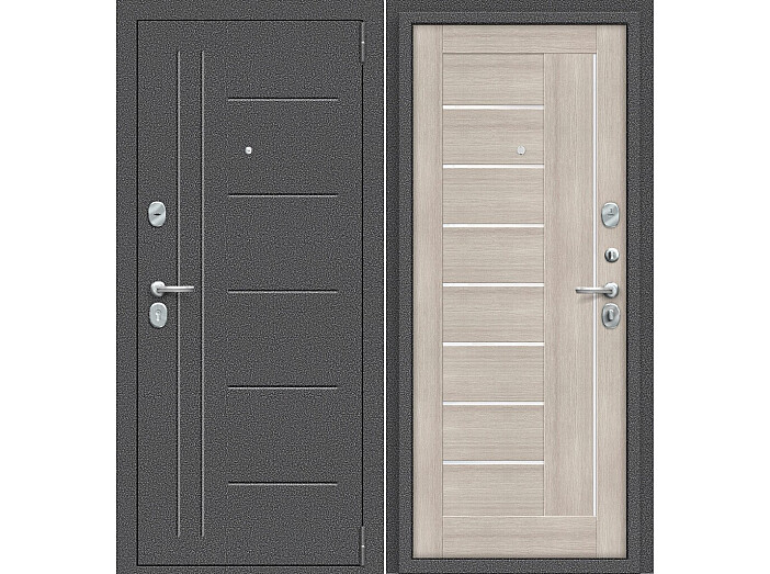 ДС Porta S-2P 109/П29 Cappuccino Veralinga WP/Антик Серебро 205*88 Левая