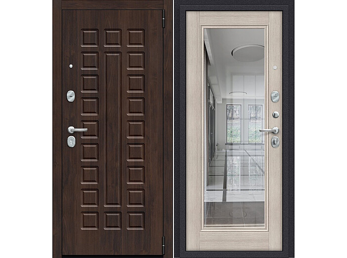 ДС Porta S-3P 51/П61 Almon 28/Cappuccino Veralinga R/Лунный камень 205*98 Левая