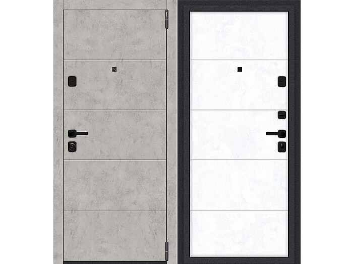 ДС Porta M-3 4/4 Grey Art/Snow Art/Лунный камень/BE 205*88 Правая